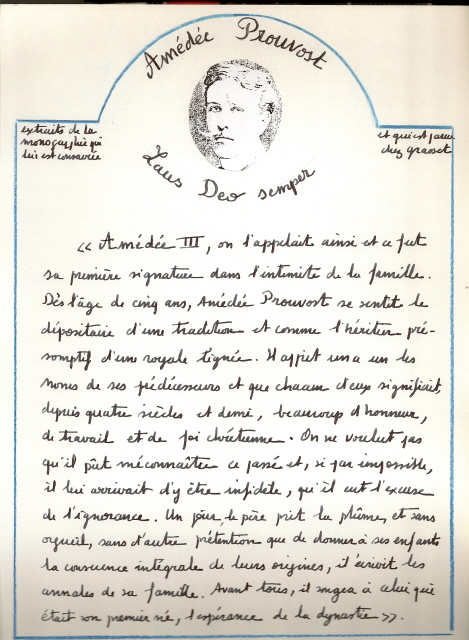 Am&eacute;d&eacute;e  III Prouvost (1877-1909)n&deg;1