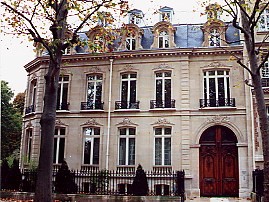 Photographie : l'hôtel du 4 avenue de Ruysdael.